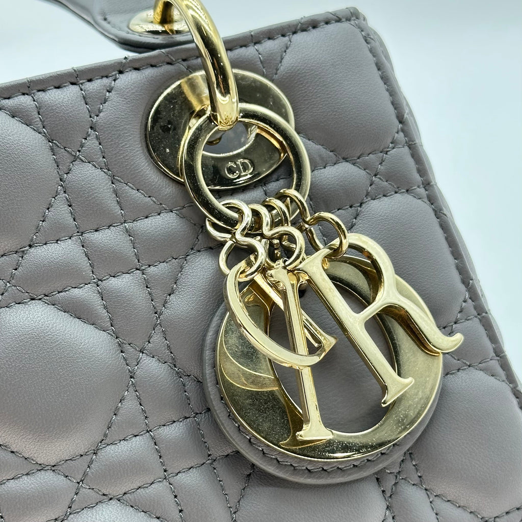 Christian Dior Lambskin Small My ABCDior Lady Dior