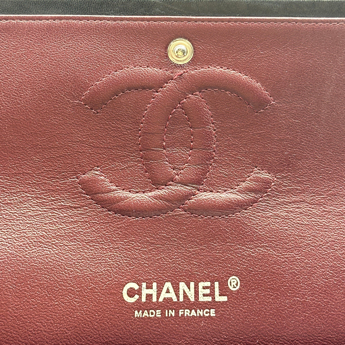 Chanel Quilted Lambskin Classic Double Flap Black Shoulder Bag
