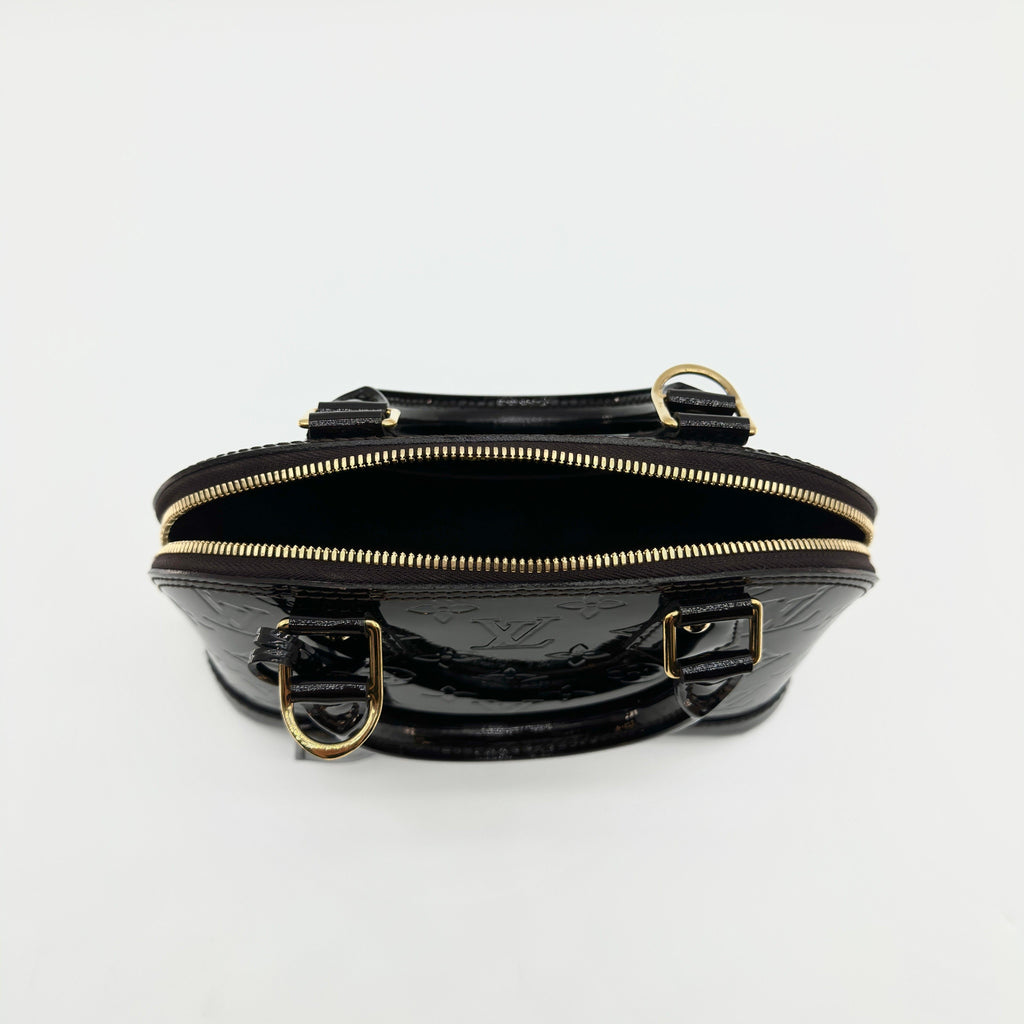 Louis Vuitton Vernis Alma BB M91678 MI1134 Purple