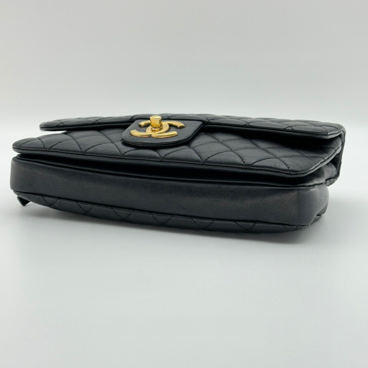 CHANEL A67488 chain shoukder bag ambskin Gold Tone Metal Single Flap