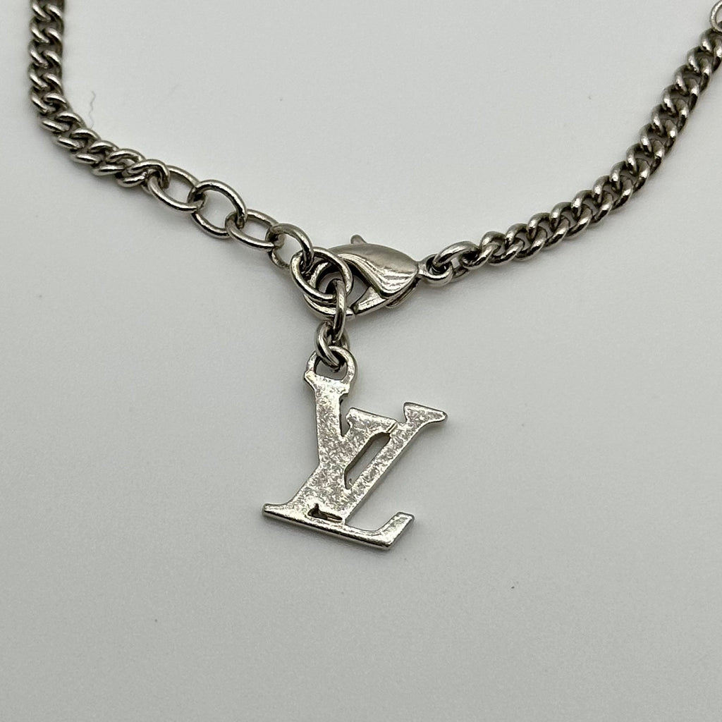 LOUIS VUITTON Bracelet Sweet Monogram M65476 Argent blanc méta