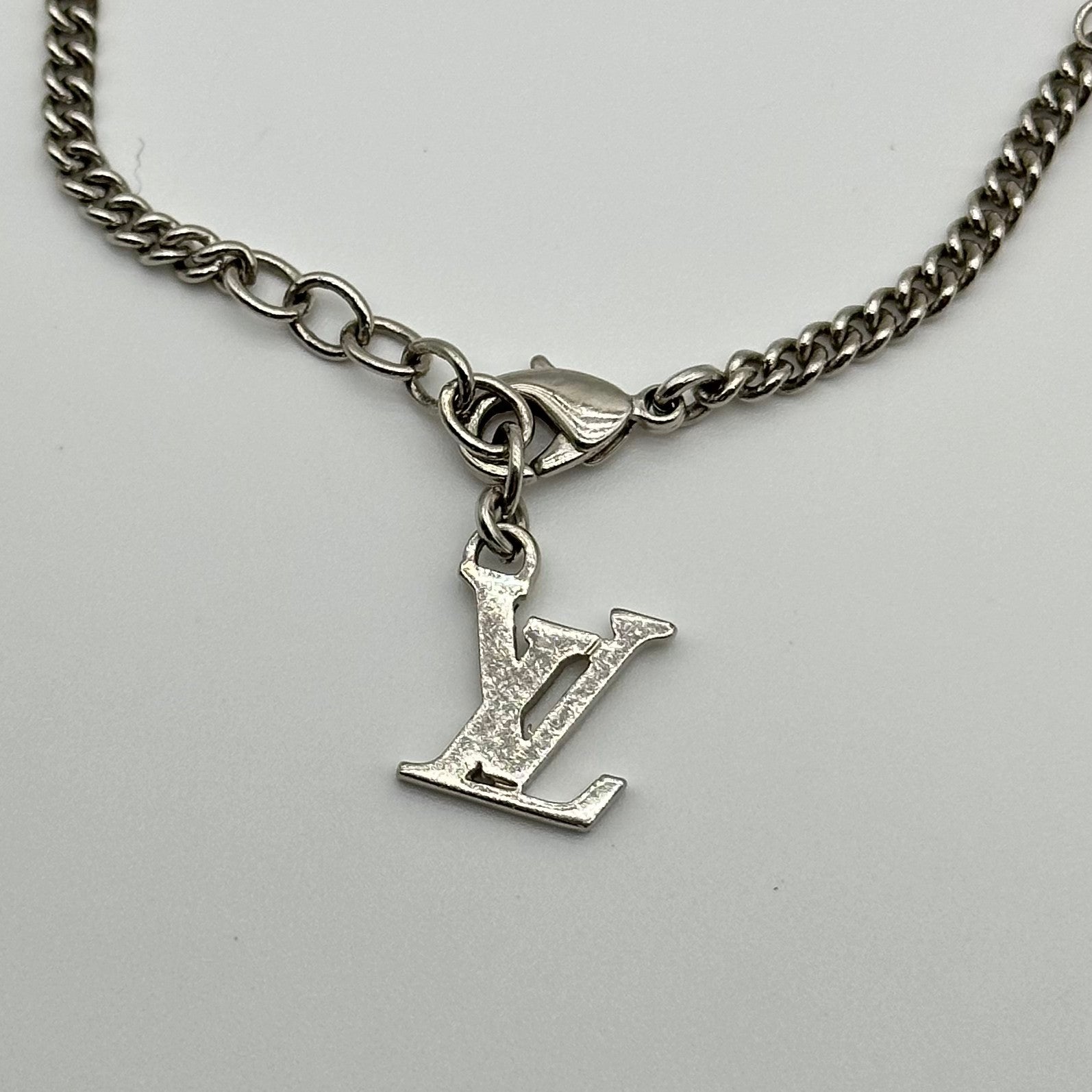 LOUIS VUITTON Bracelet Sweet Monogram M65476 Argent blanc méta
