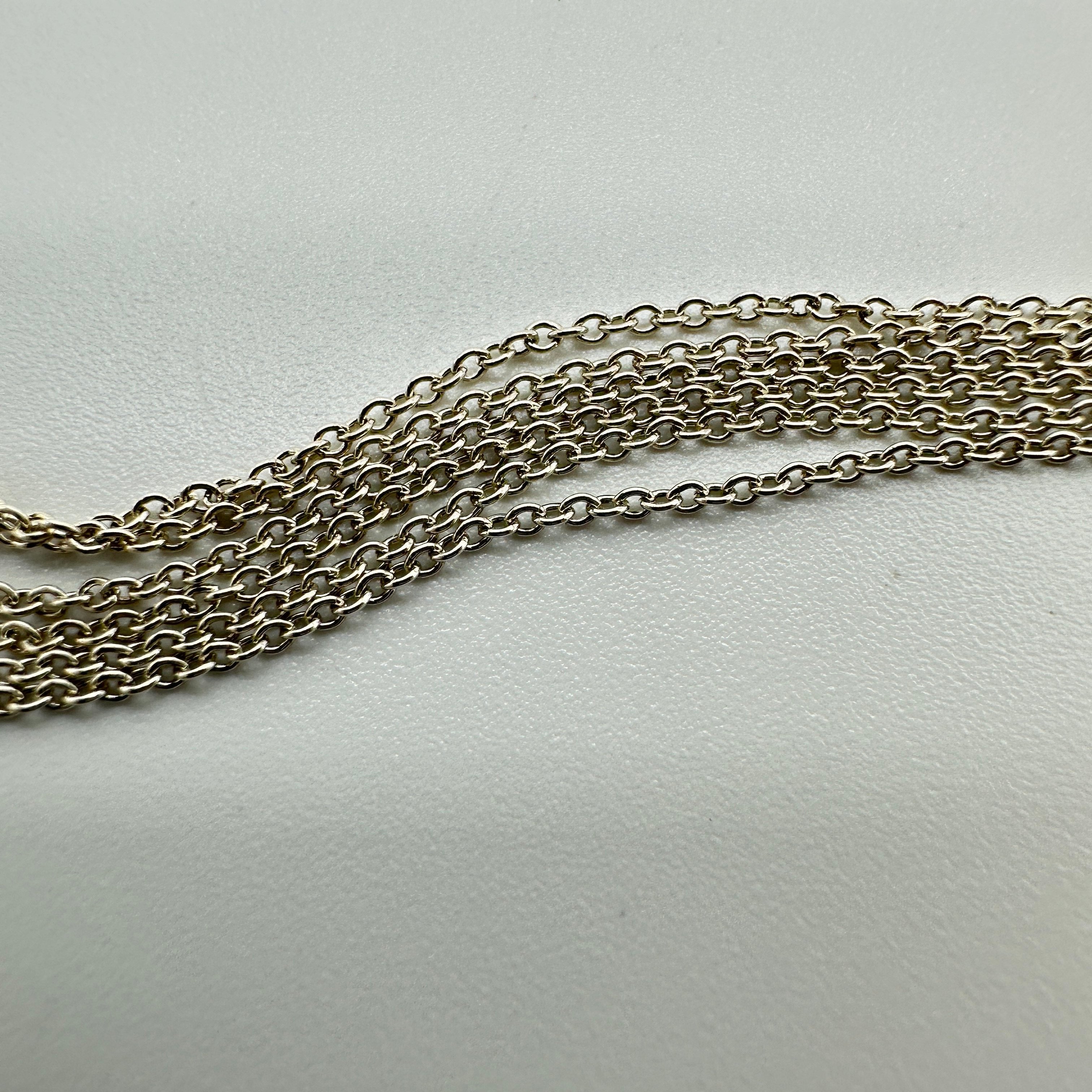 Tiffany&Co. 　sv925 heart key pendant necklace