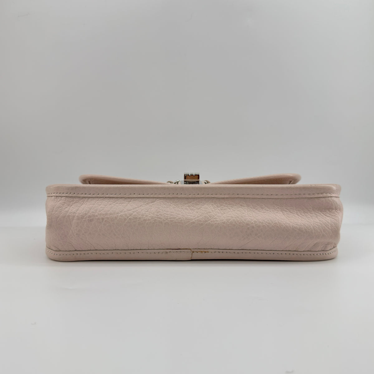 Chanel Vintage Mademoiselle Lock Flap Bag 2.55 Leather Shoulder Bag Pink Silver Metal Fittings 8XXXXXX