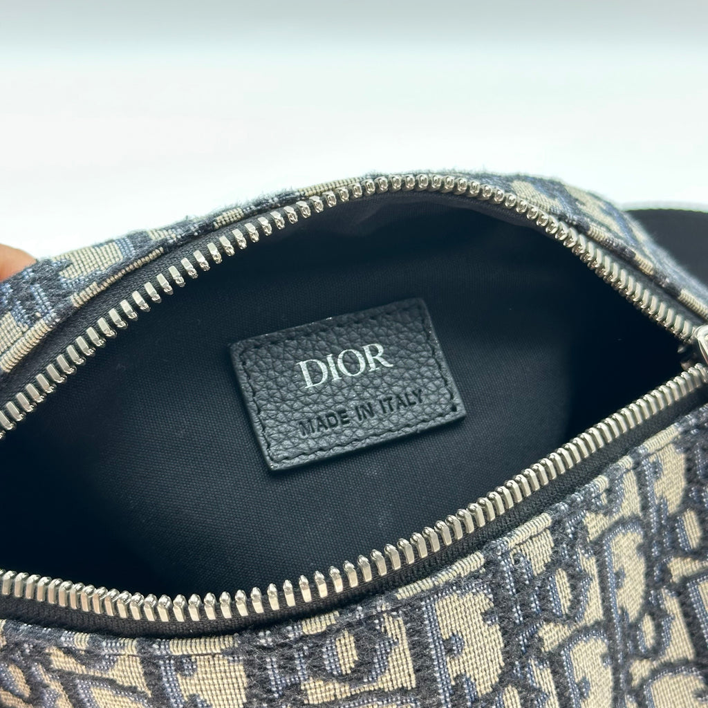 Christian Dior Roller Monogram Canvas Cylindrical Bag Shoulder Bag Crossbody Bag