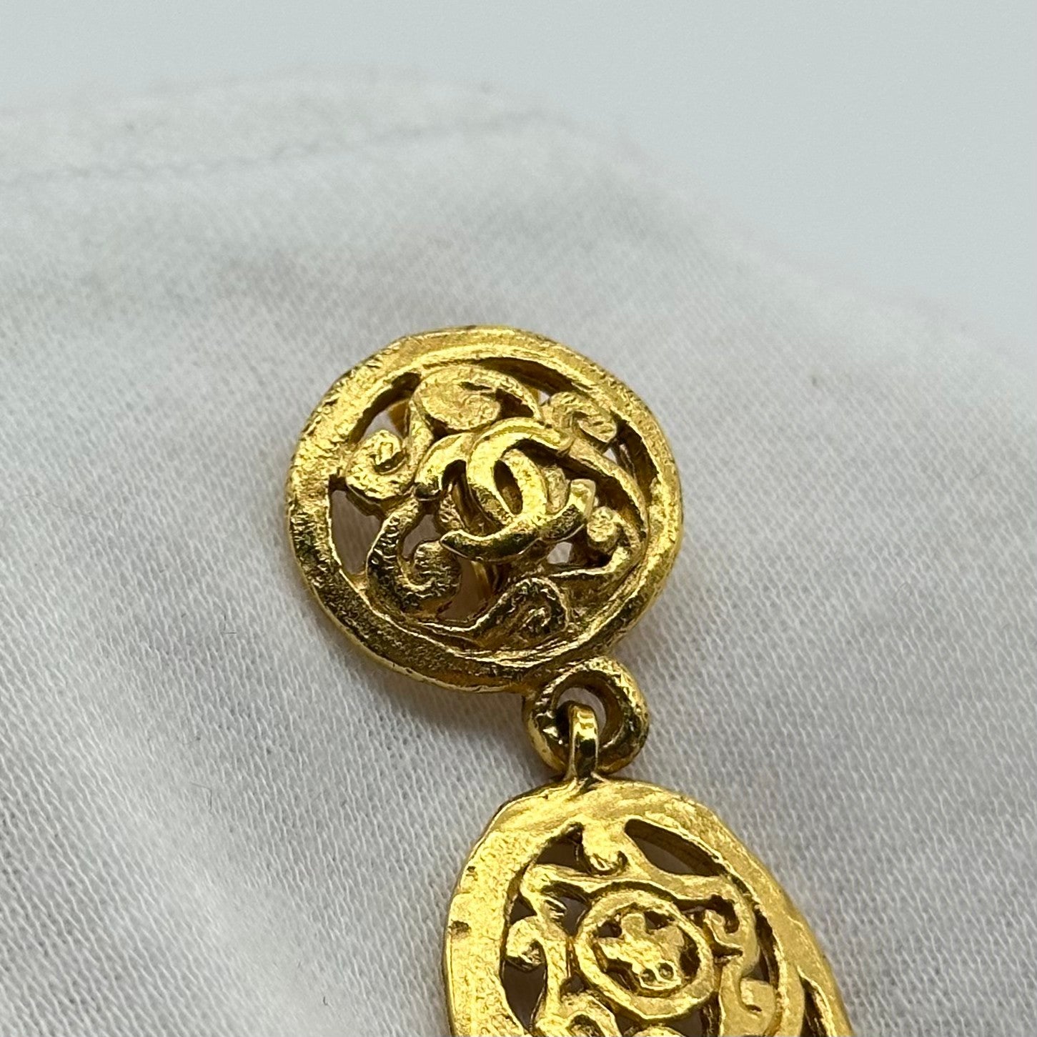 Chanel Dreamcatcher Pendant Ear Clips