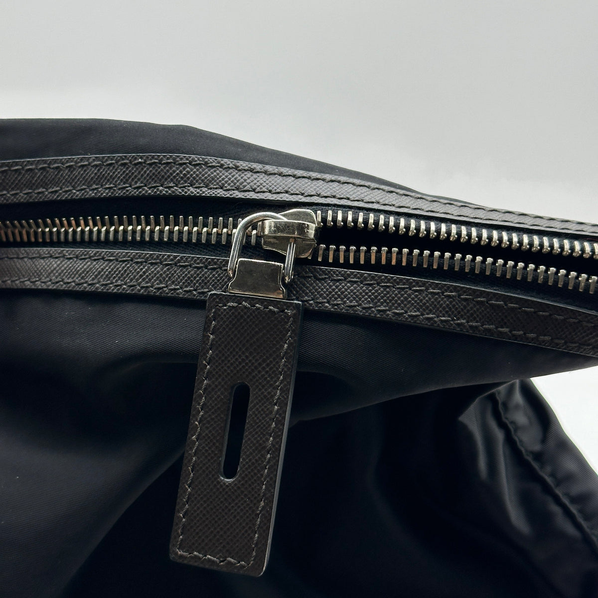 Prada Nylon Boston Black Travel Bag