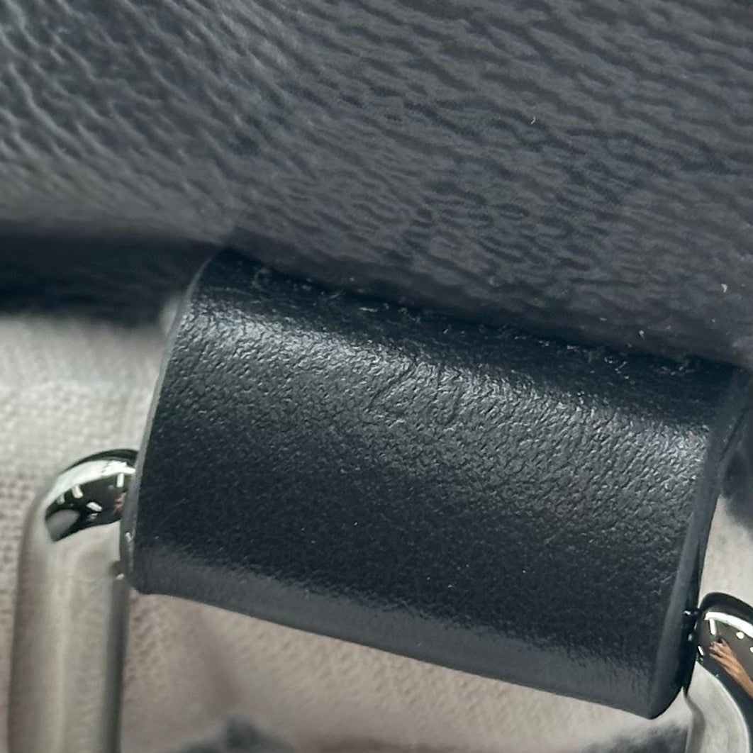 LOUIS VUITTON 2way M46271 IC chip Black Grey Keepall Bandouliere 25	Monogram Eclipse