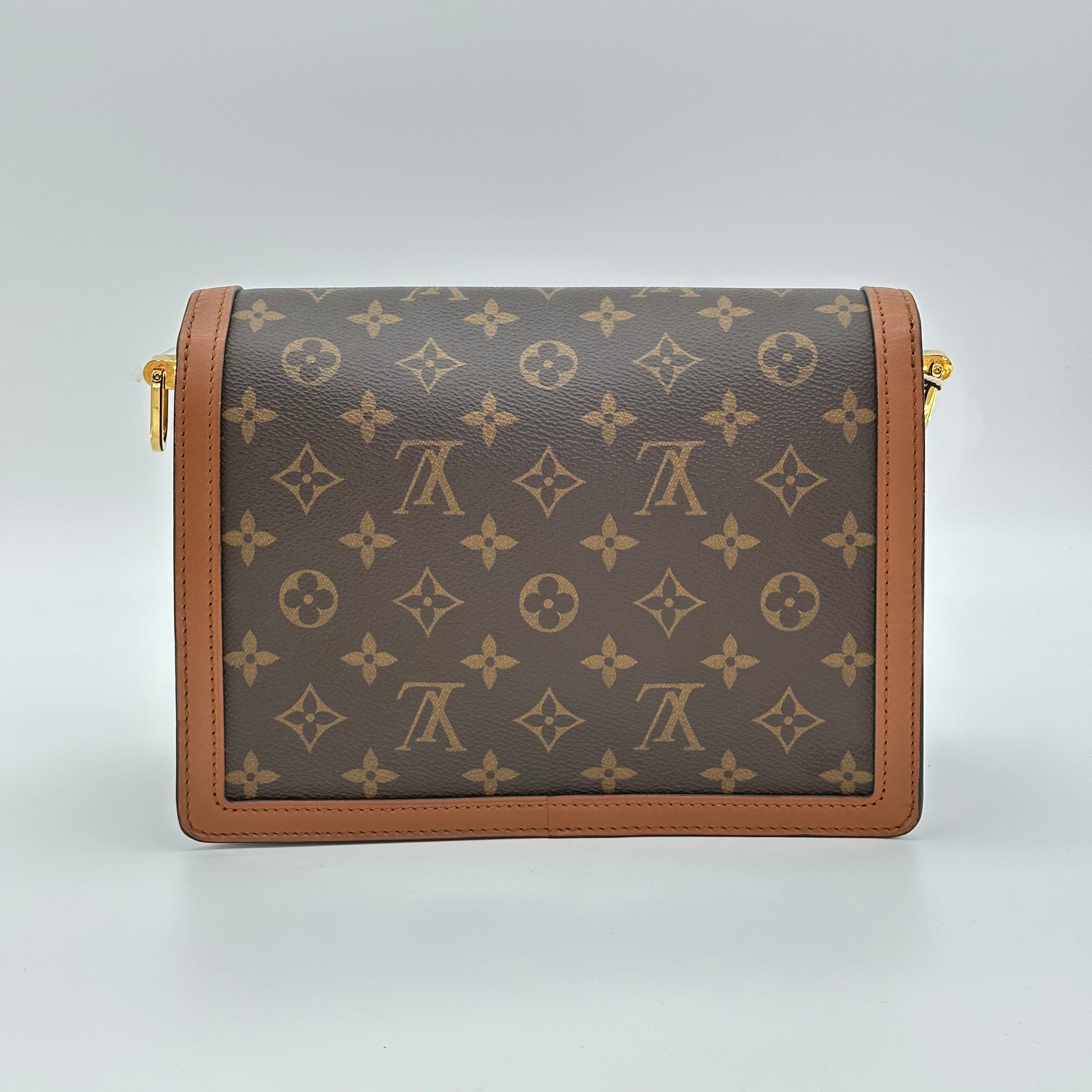 LOUIS VUITTON GHW Dauphine MM 2 Way Shoulder Bag M44391 Monogram Reverse