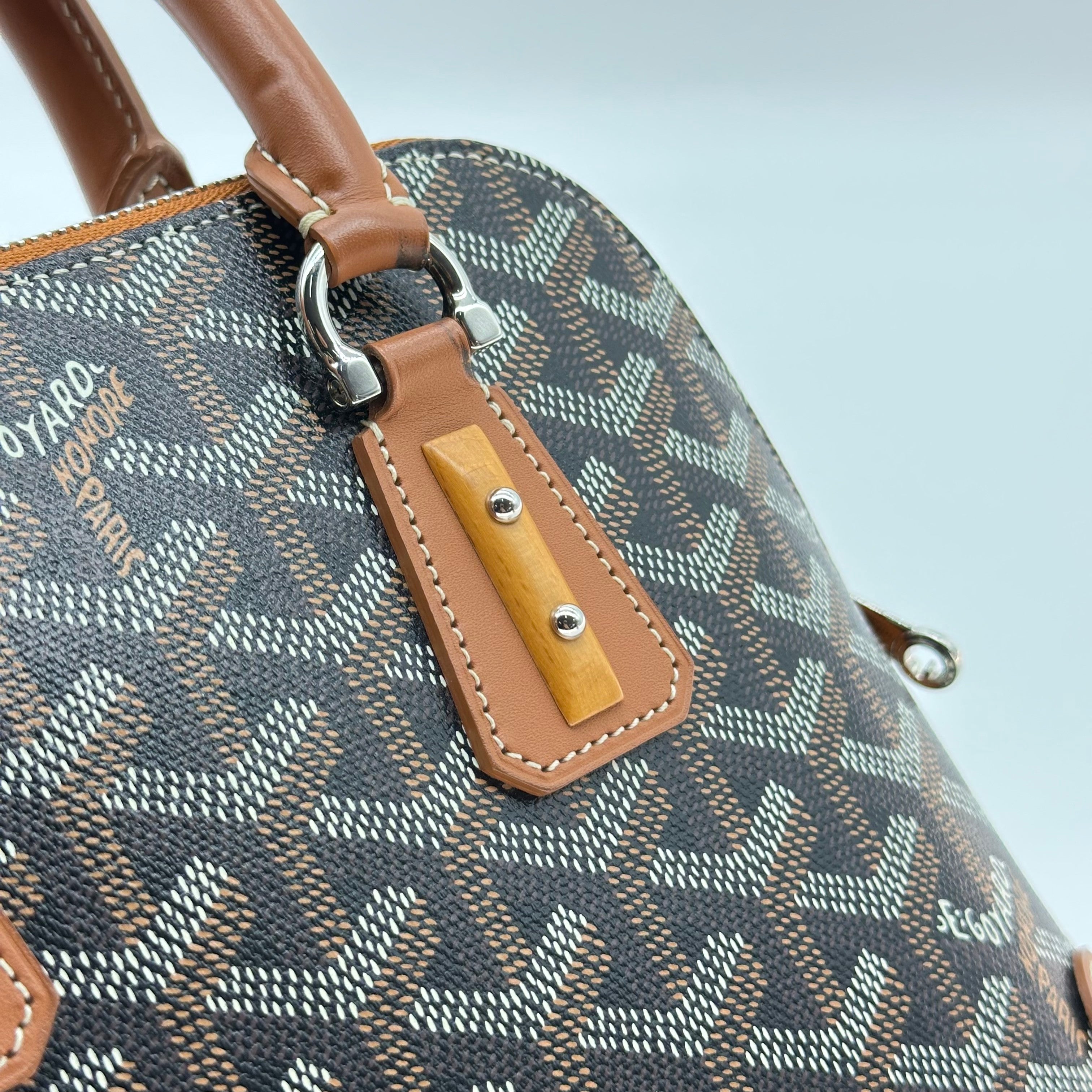 Goyard Goyardine Sac Vendome PM Handbag Crossbody Black