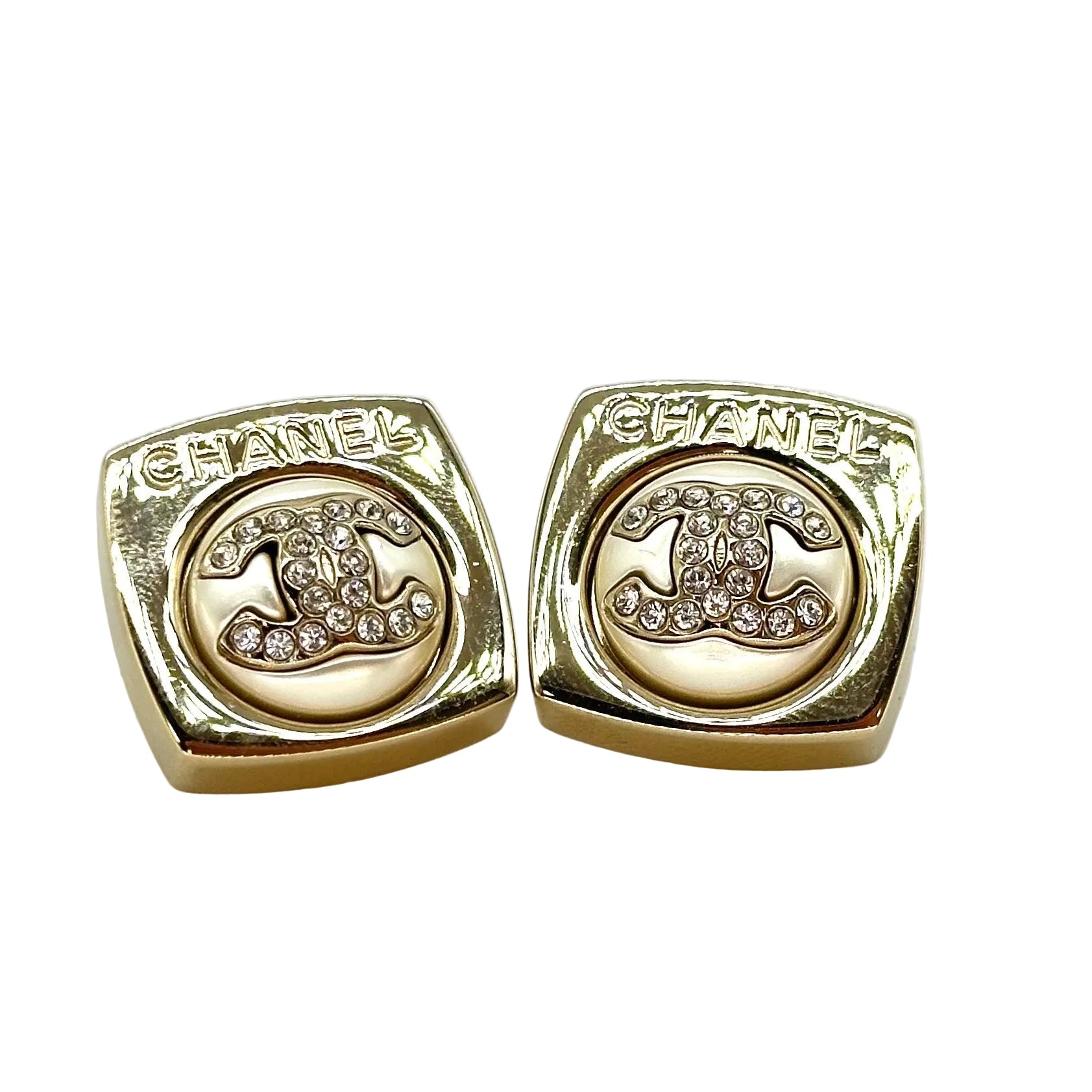 CHANEL Earrings Square Coco Mark 2023 Spring/Summer