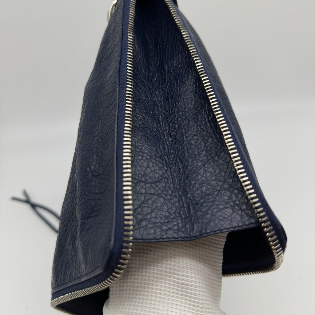 BALENCIAGA Balenciaga Classic Moto Zip-Around Flat Clutch Bag
