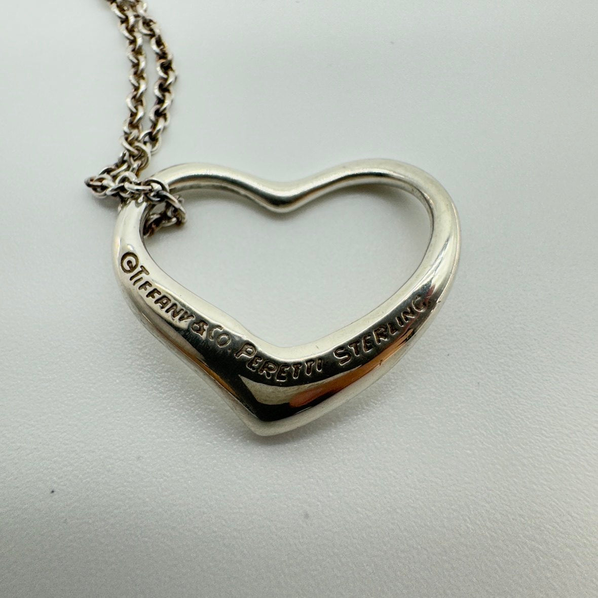 Tiffany&Co. pre owned elsa peretti 1980s necklace sv925