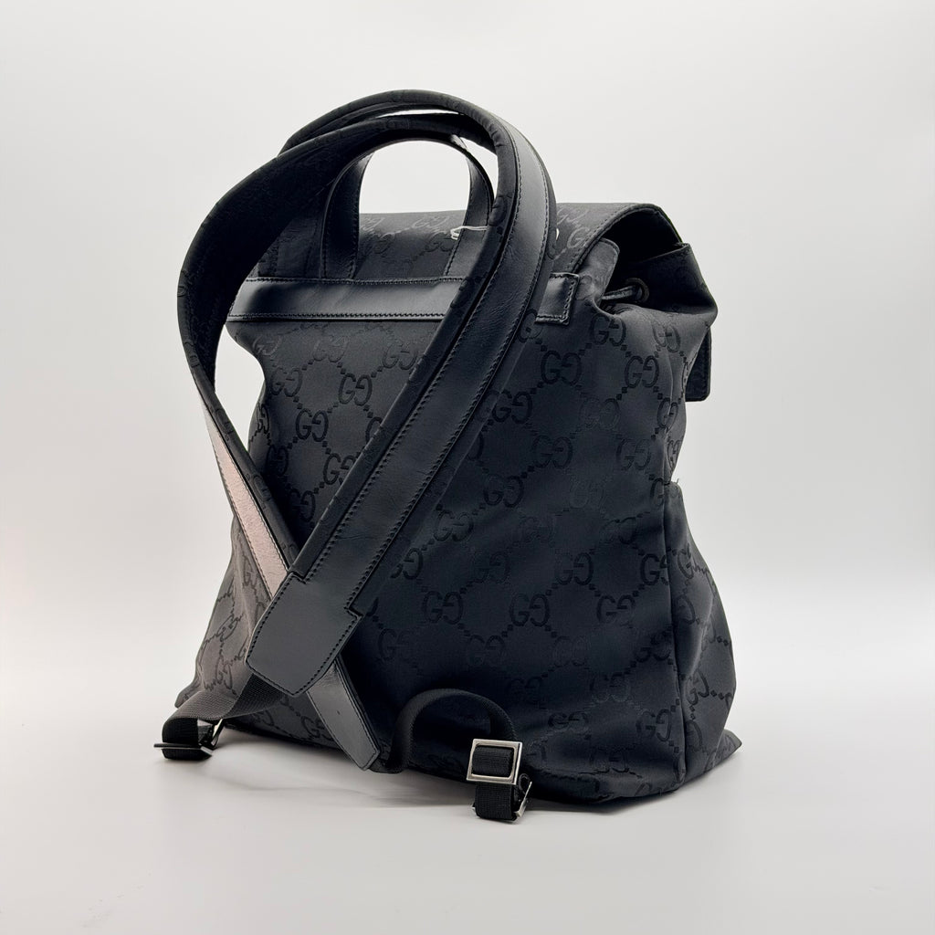 gucci pre-owned gg monogram backpack