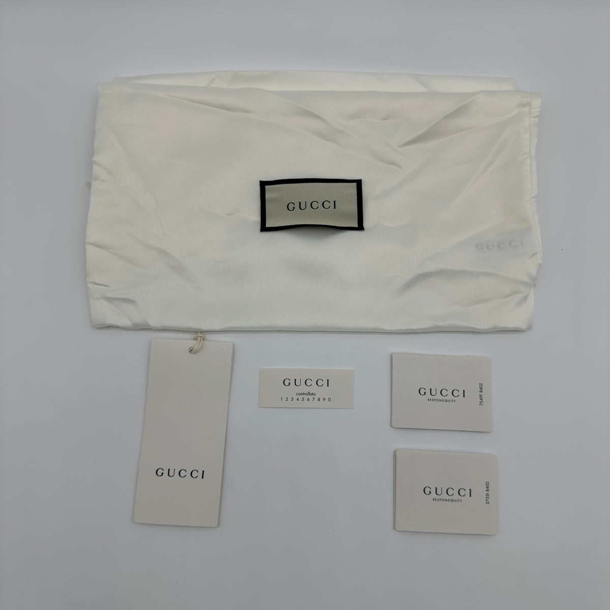 Gucci Metallic Diamond Calfskin Black Gold Belt Bag