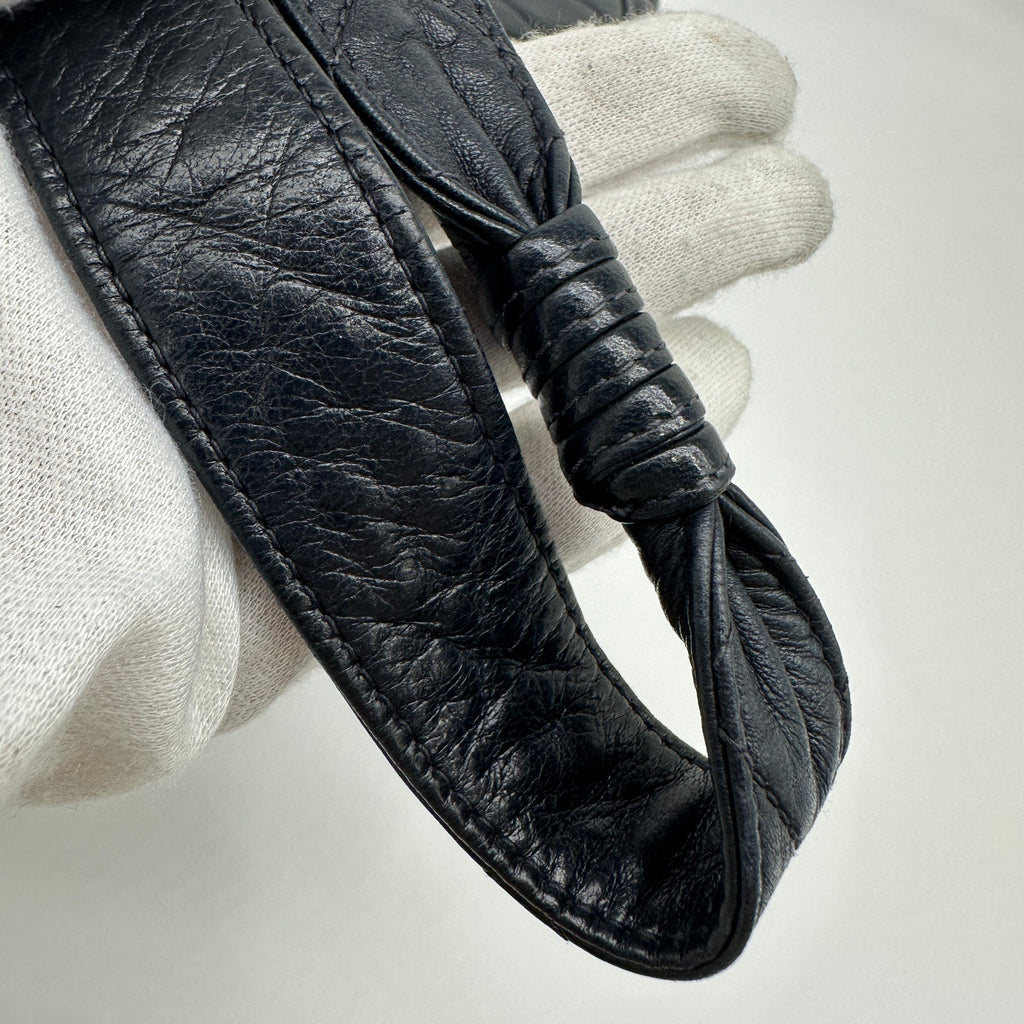 Chanel Quilted Lambskin Vintage Coco Black Shoulder Bag