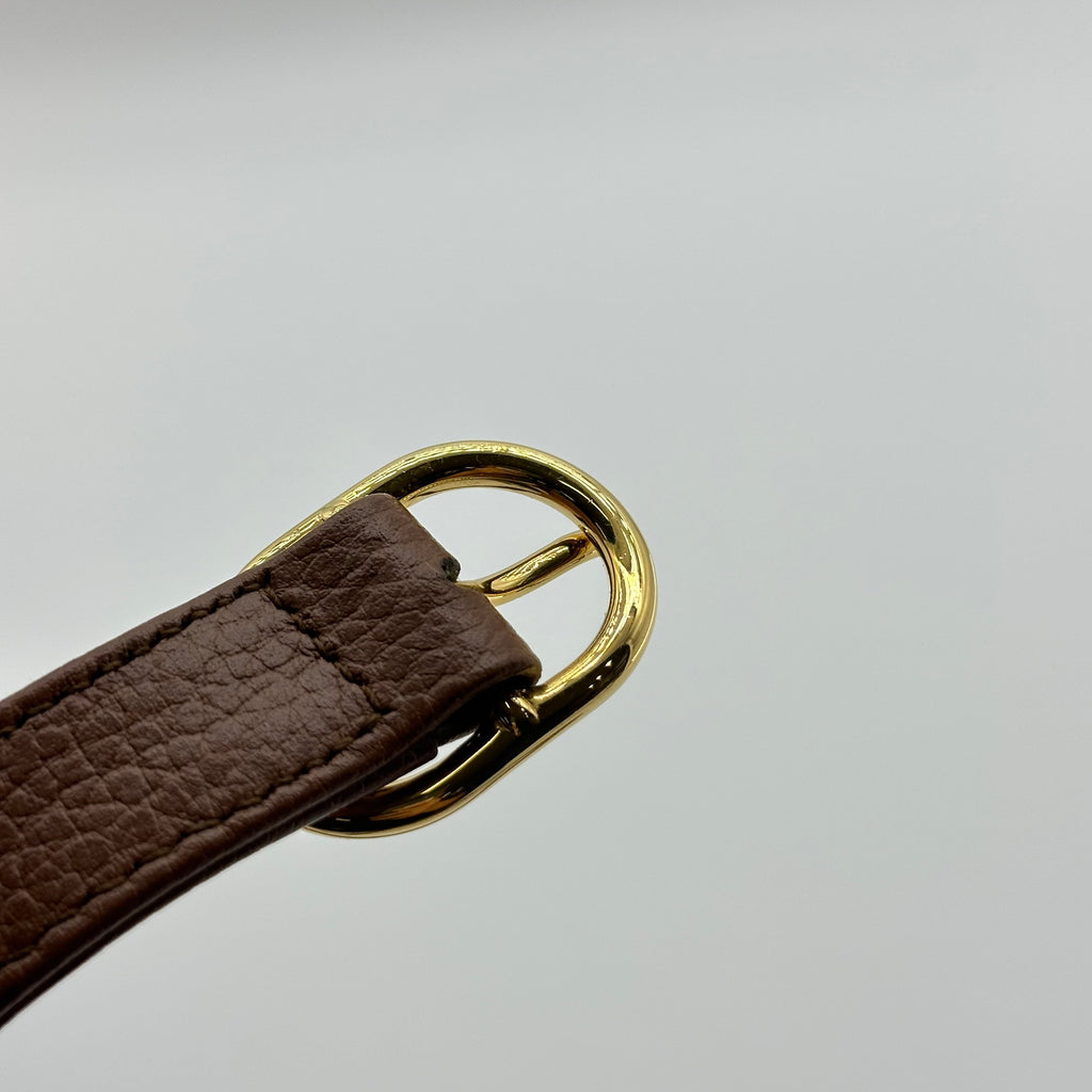 Gucci Burgundy GG Supreme Jackie 1961 Small Shoulder Bag