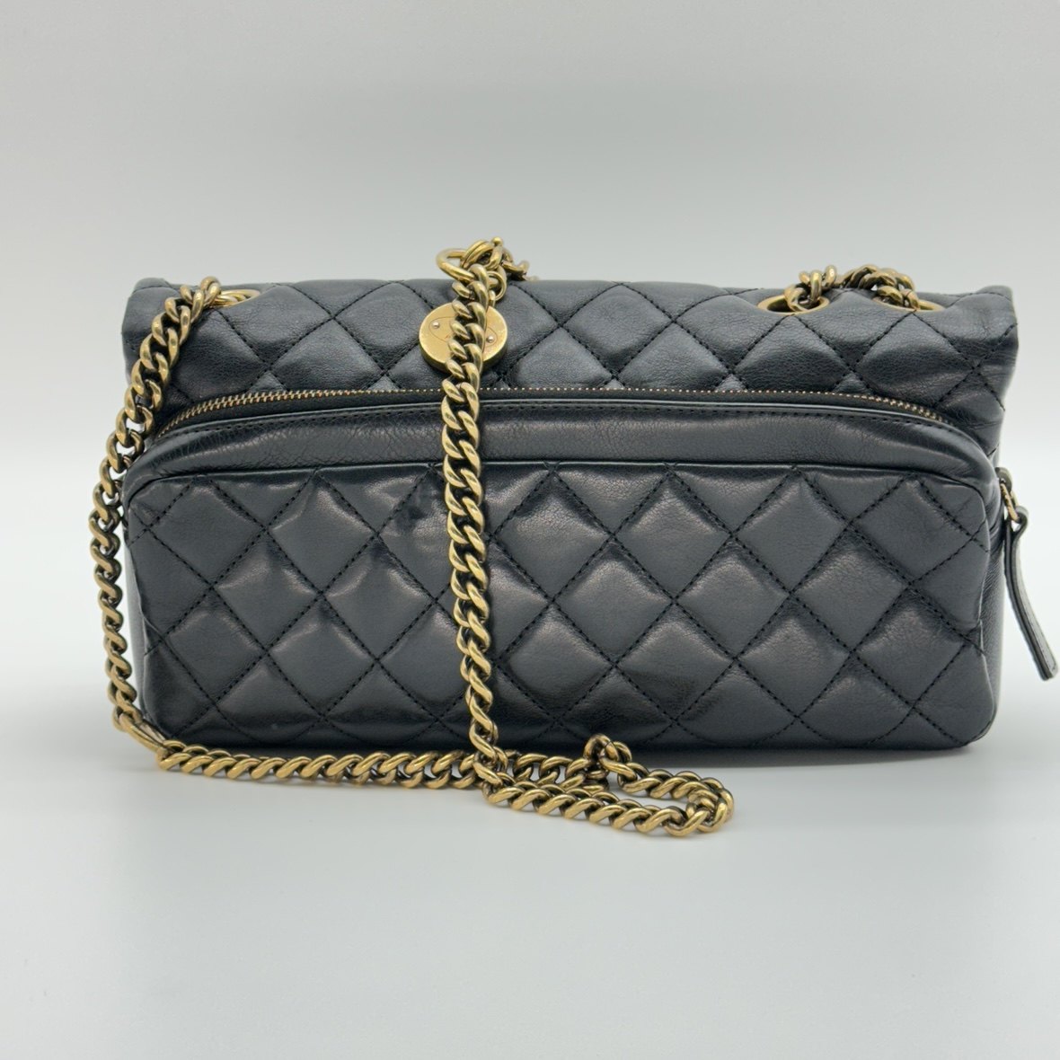 CHANEL A67488 chain shoukder bag ambskin Gold Tone Metal Single Flap