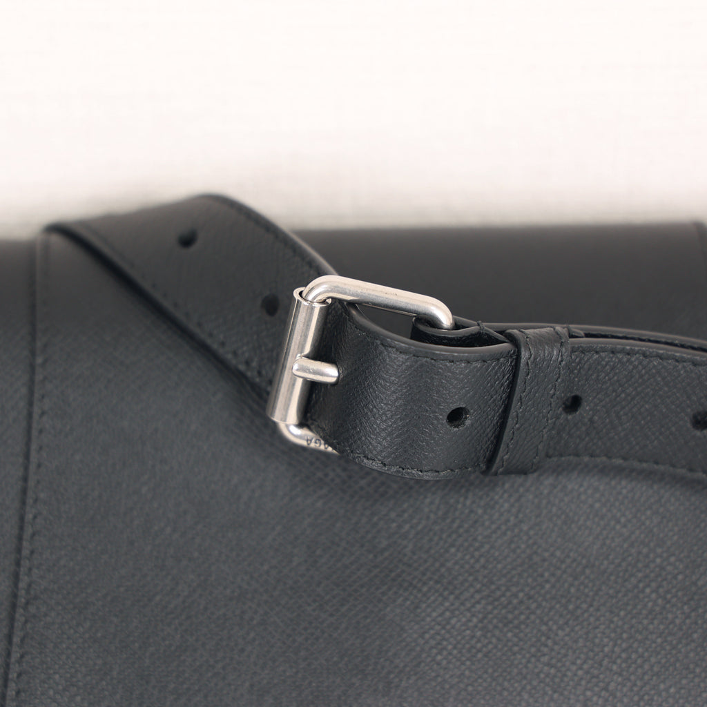 Balenciaga Downtown Bag Black Silver Hardware Shoulder Crossbody Bag