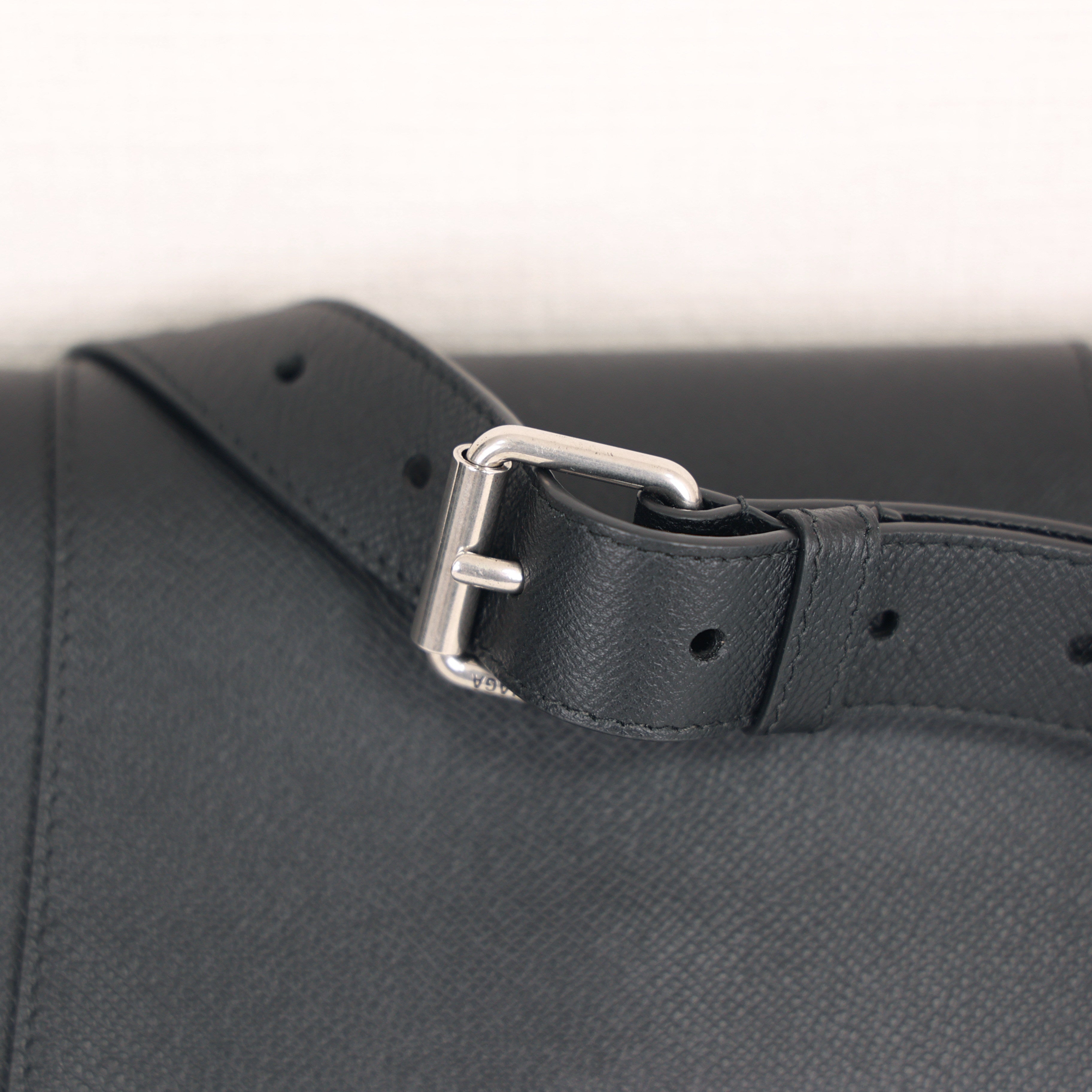 Balenciaga Downtown Bag Black Silver Hardware Shoulder Crossbody Bag