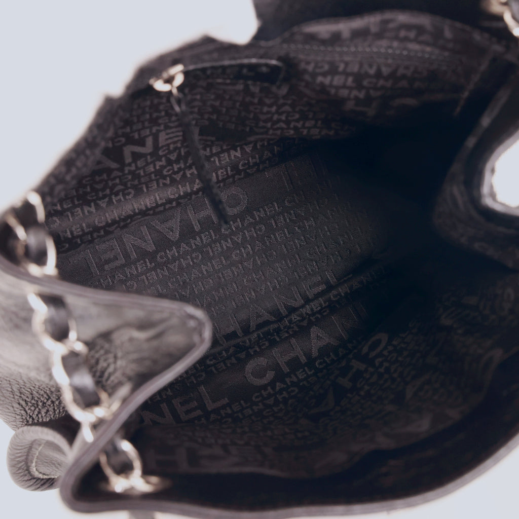 Chanel 2.55 Reissue Mademoiselle Lock Black Calfskin Tote Bag 9 Series