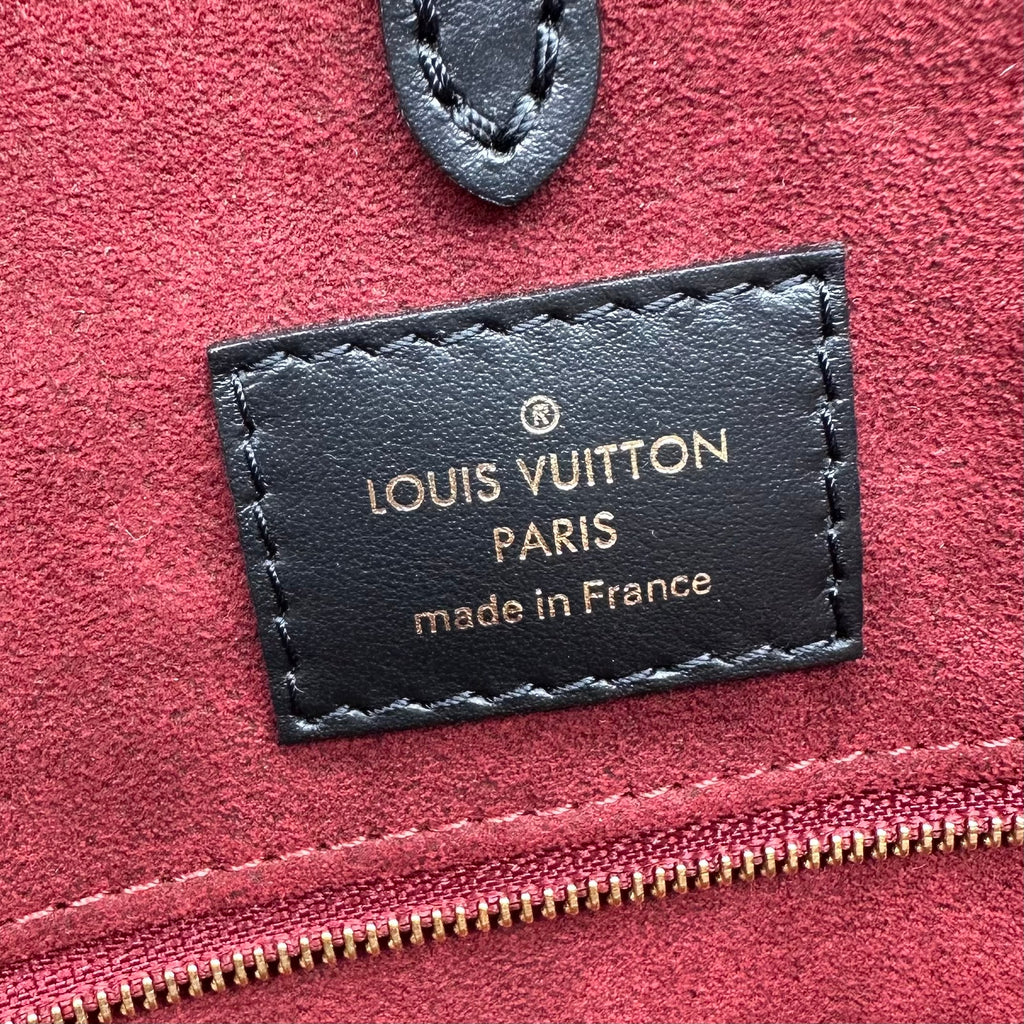 Louis Vuitton lona Monogram Empreinte On The Go MM M45495 RFID negro