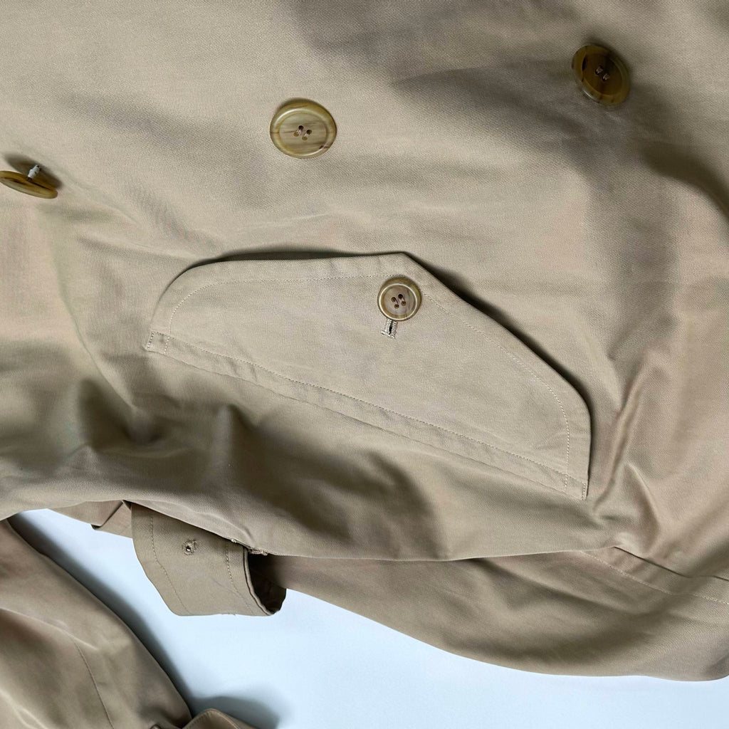 Burberry Classic Trench Coat Women Check Lining Light Khaki Outerwear