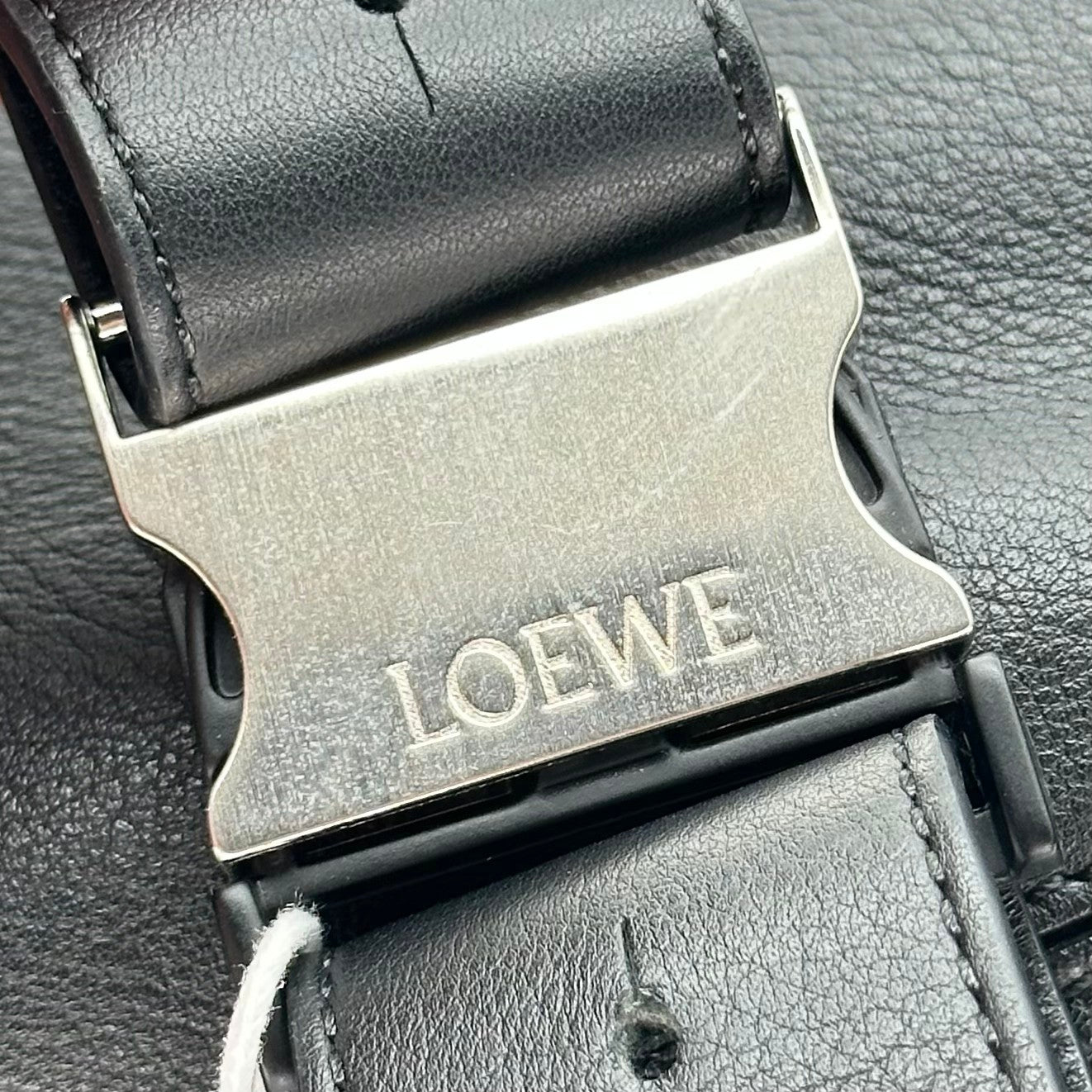 Loewe Puzzle Bum bag Small Leather Sling backpack Black