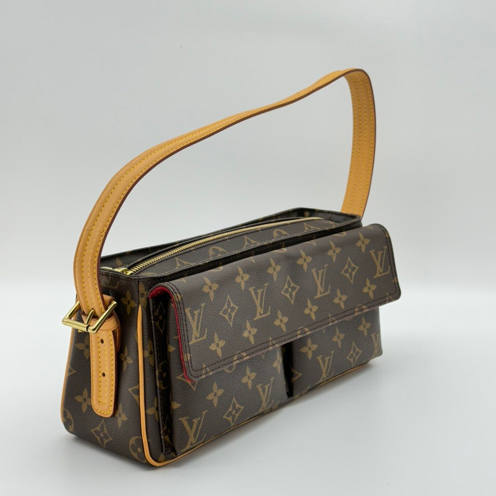 Louis Vuitton Viva Cite MM Shoulder Bag Monogram Canvas M51164