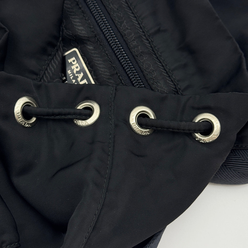 PRADA Tessuto Nylon Backpack Black