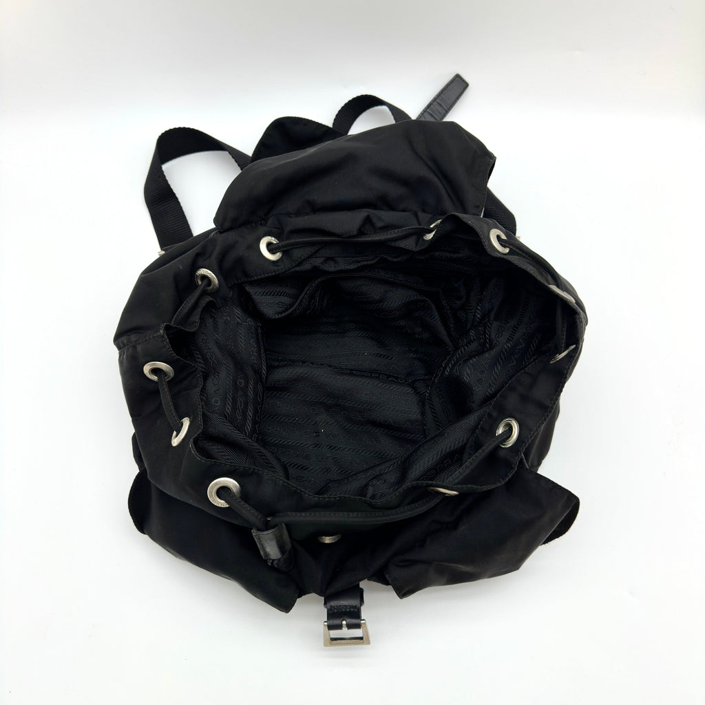 Prada Tessuto Nylon Black Backpack