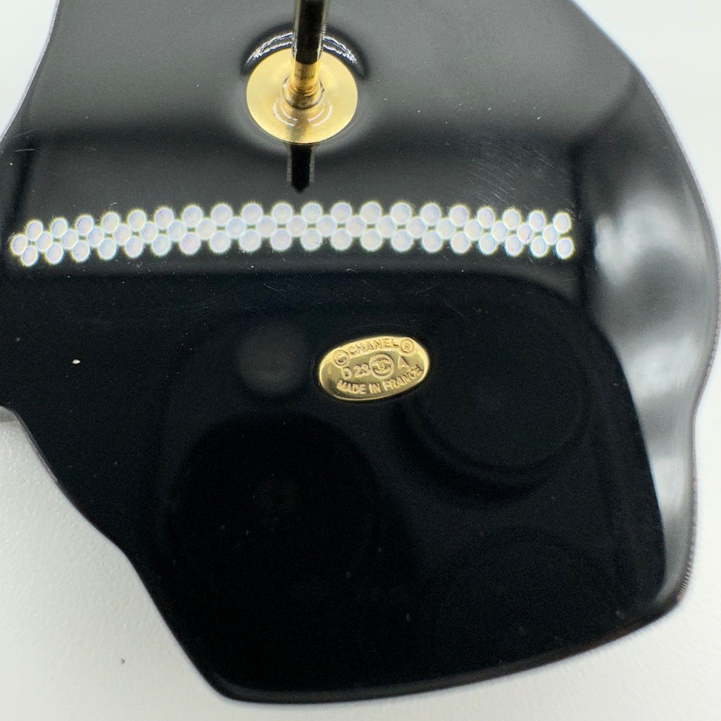 Chanel Watch Motif Gold-Tone Round Brooch