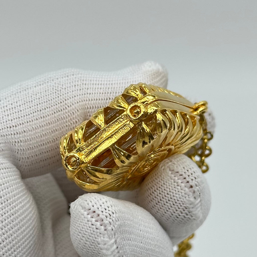Chanel No. 5 Parfume Mini Bottle Chain Necklace vintage