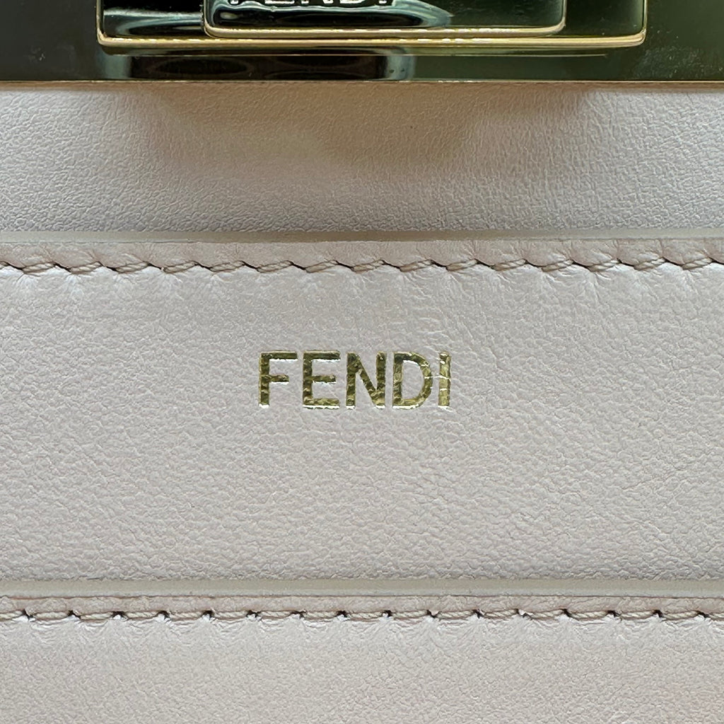 FENDI Selleria Peekaboo leather 2way bag