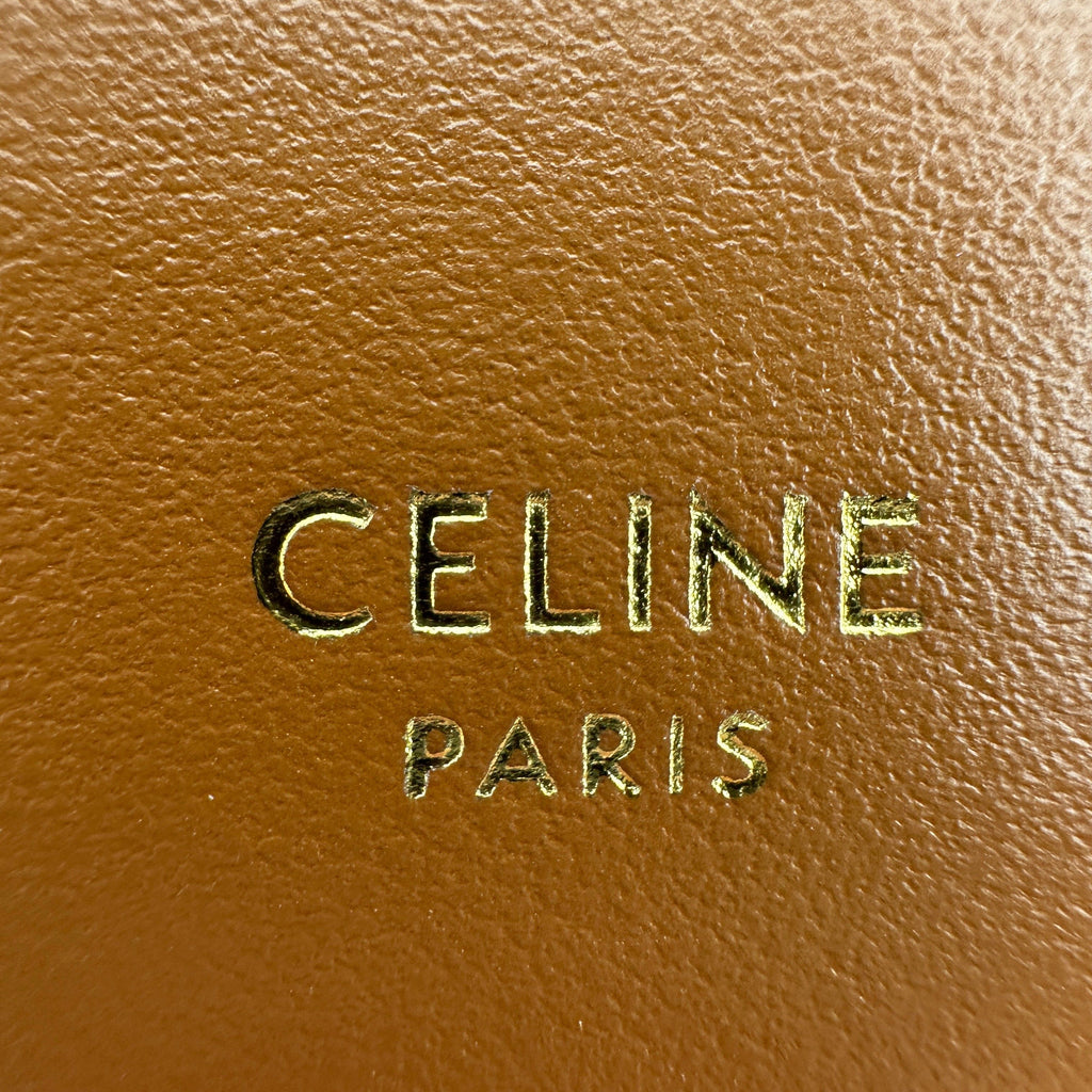 Celine Triomphe PVC & leather Notebook cover Brown
