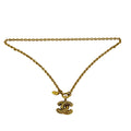Chanel Matlasse Vintage Cocomac Necklace gold