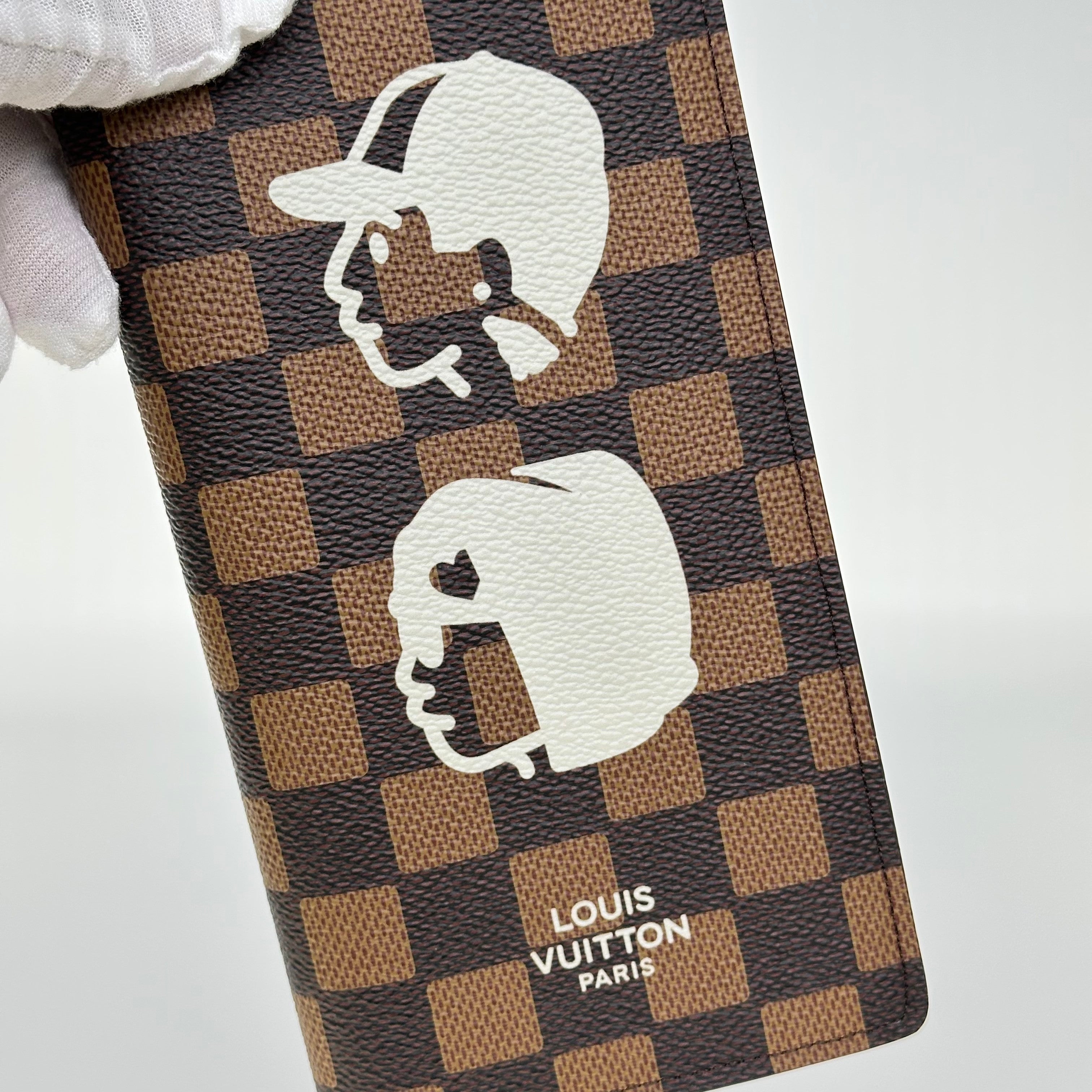 Louis Vuitton Pharrell Williams NIGO Collaboration Brazza Geldbörse Damier Ebene Canvas N40780