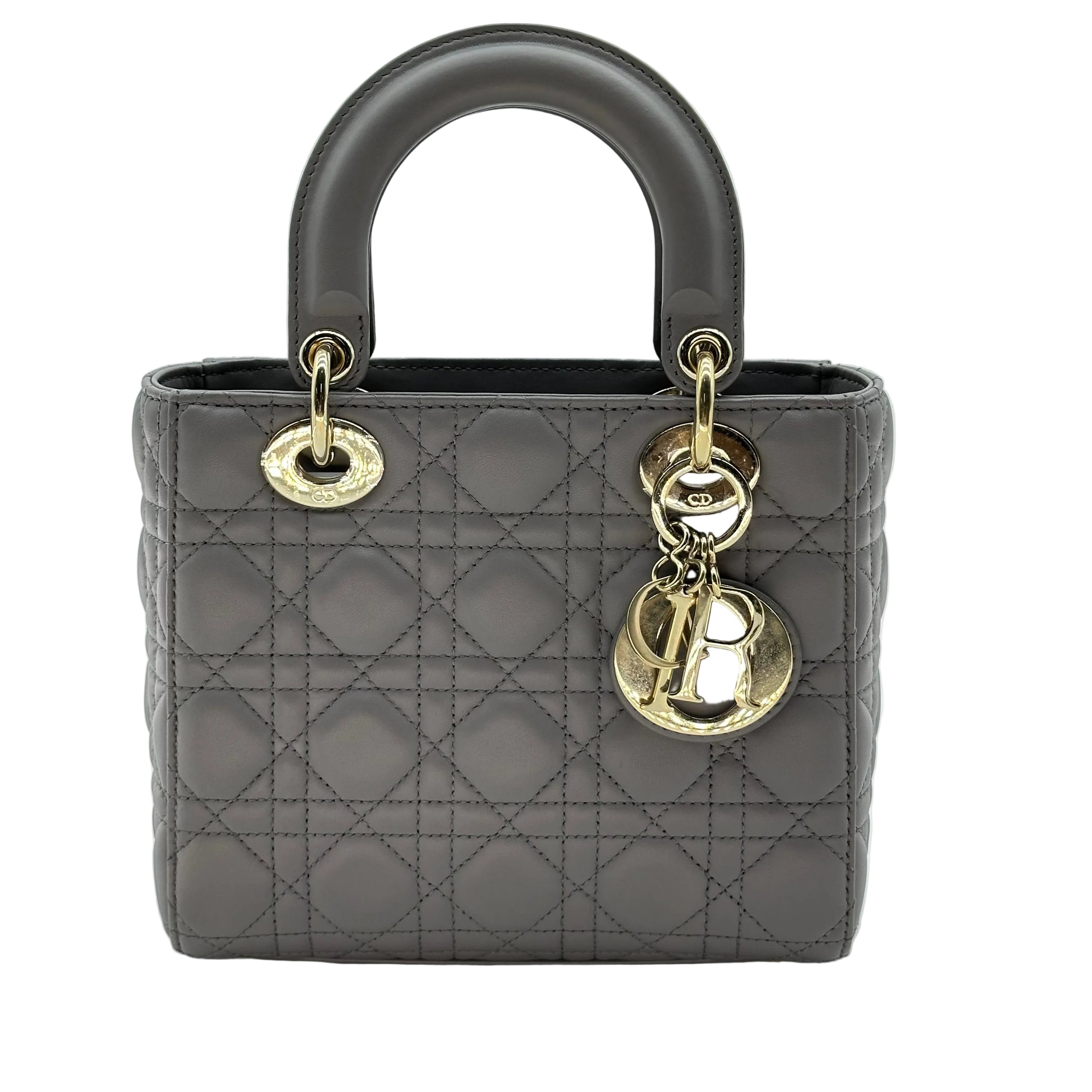 Christian Dior Lambskin Small My ABCDior Lady Dior