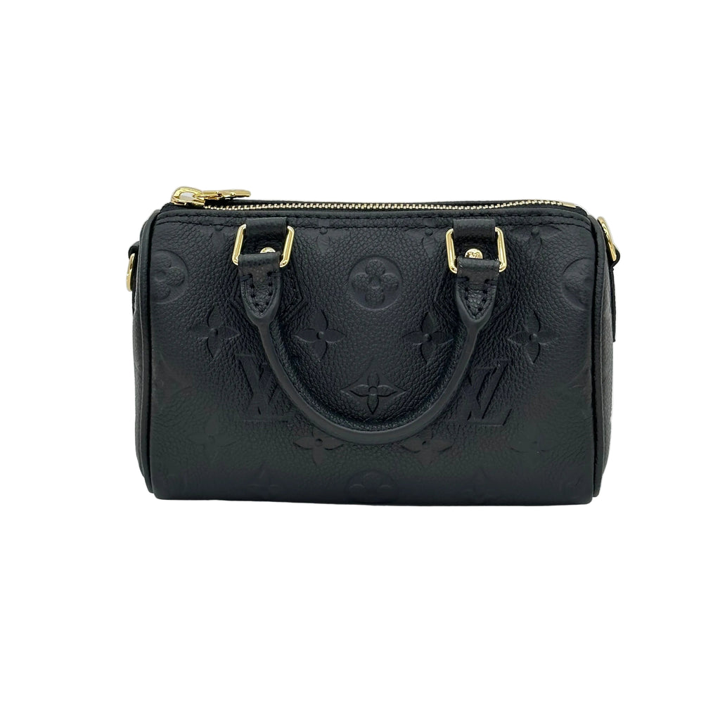 LOUIS VUITTON nano speedy sac à main monogramme 2way Sac à bandoulière RFID