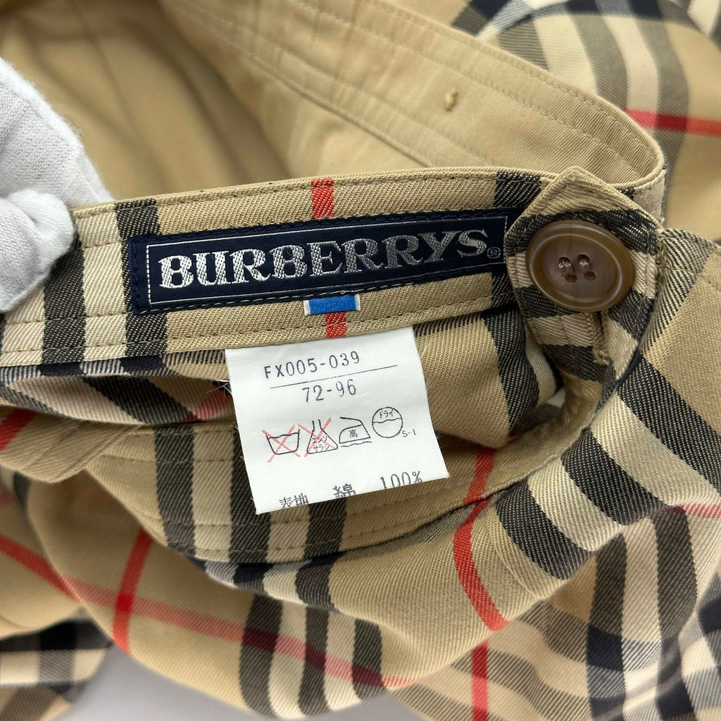 Burberrys wrap skirt, reversible, set-up skirt