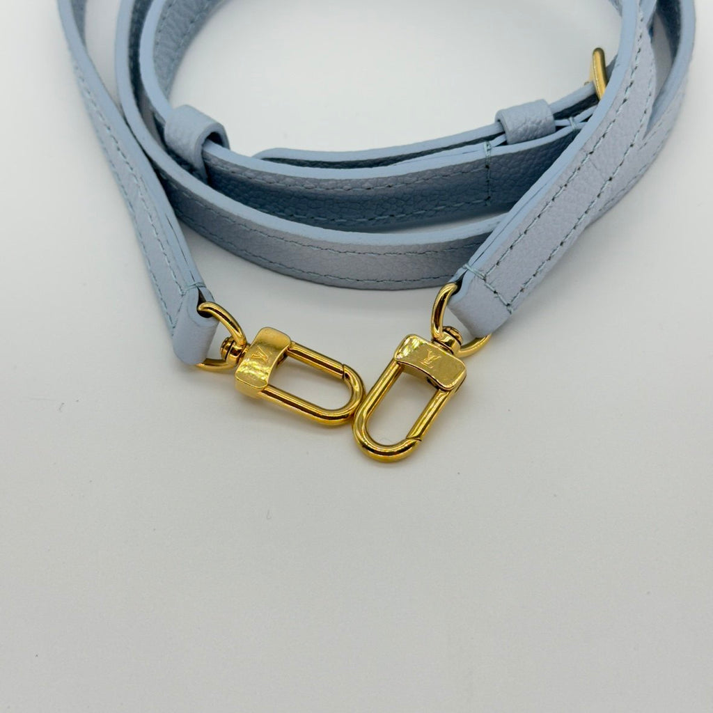 Louis Vuitton Nano Diane Monogram Empreinte Leather Crossbody Bag Blue M83592 RFID