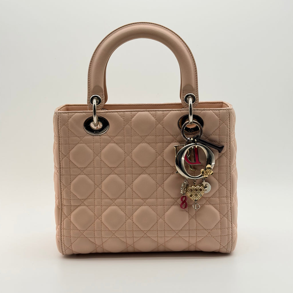 LADY DIOR MEDIUM VALENTINE LIMITED EDITION IN LIGHT PINK