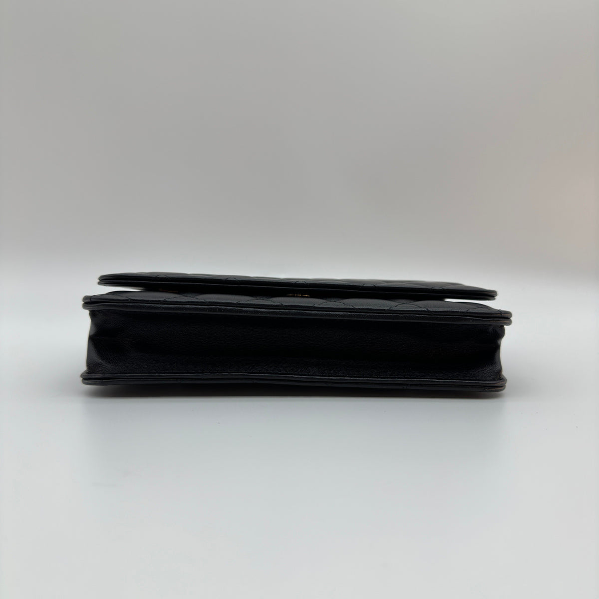 Chanel Matelasse Leather Coco Mark Black Crossbody Bag