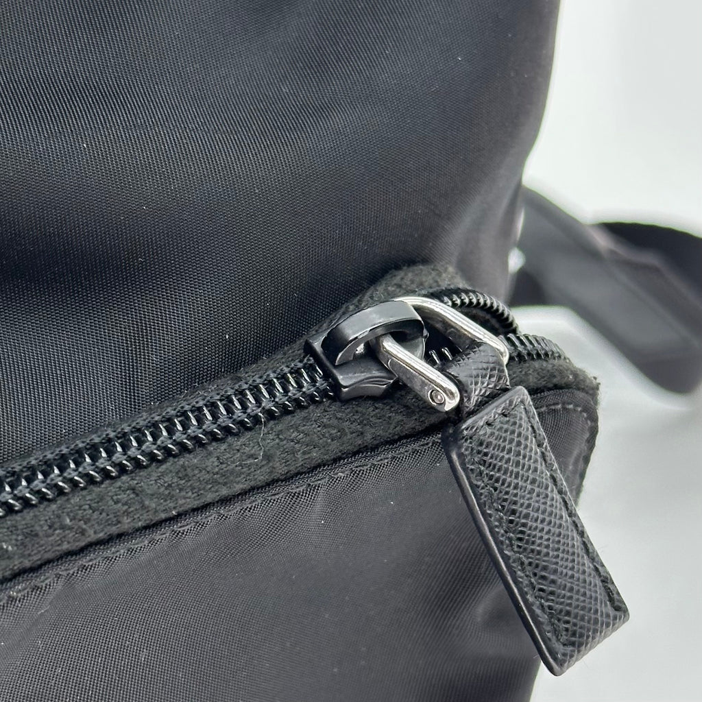 Prada Nylon Rucksack Backpack Bag Black
