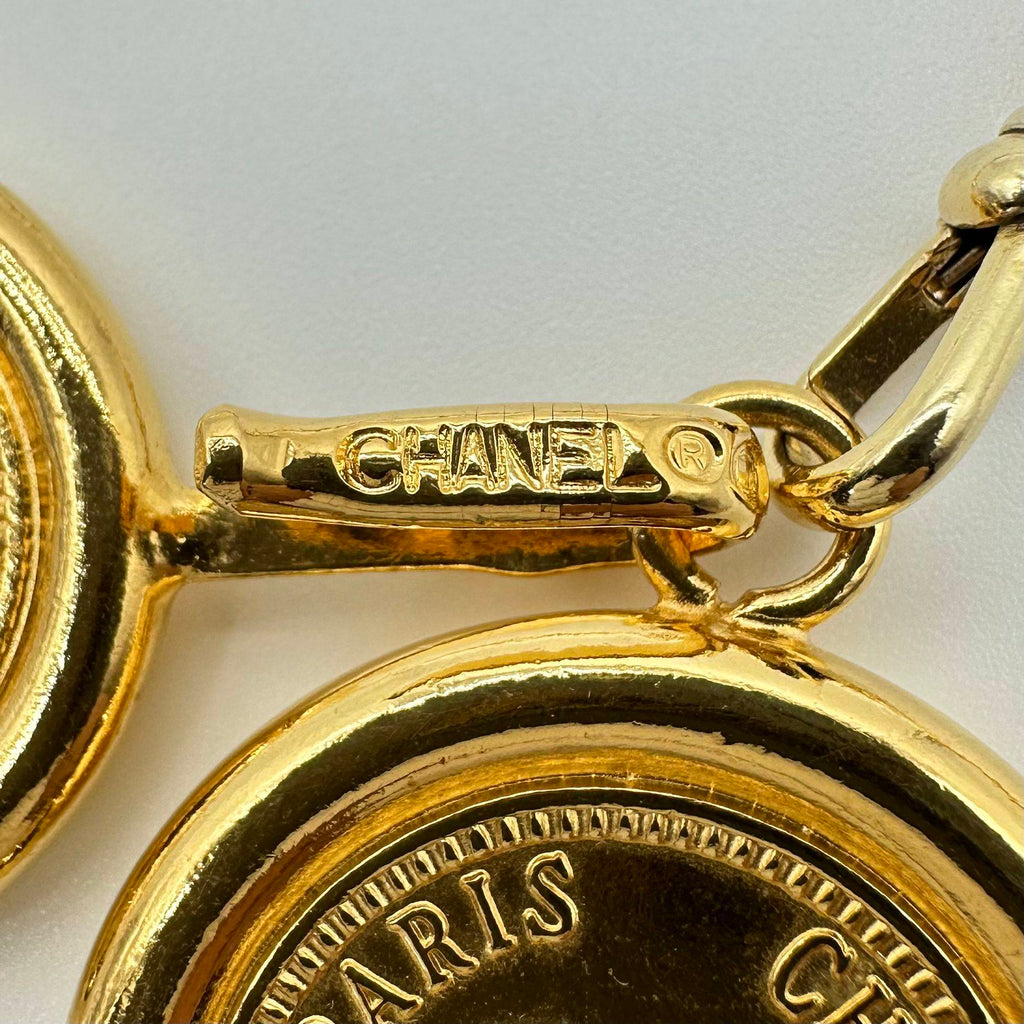 Chanel Vintage Chain Coin Belt Gold