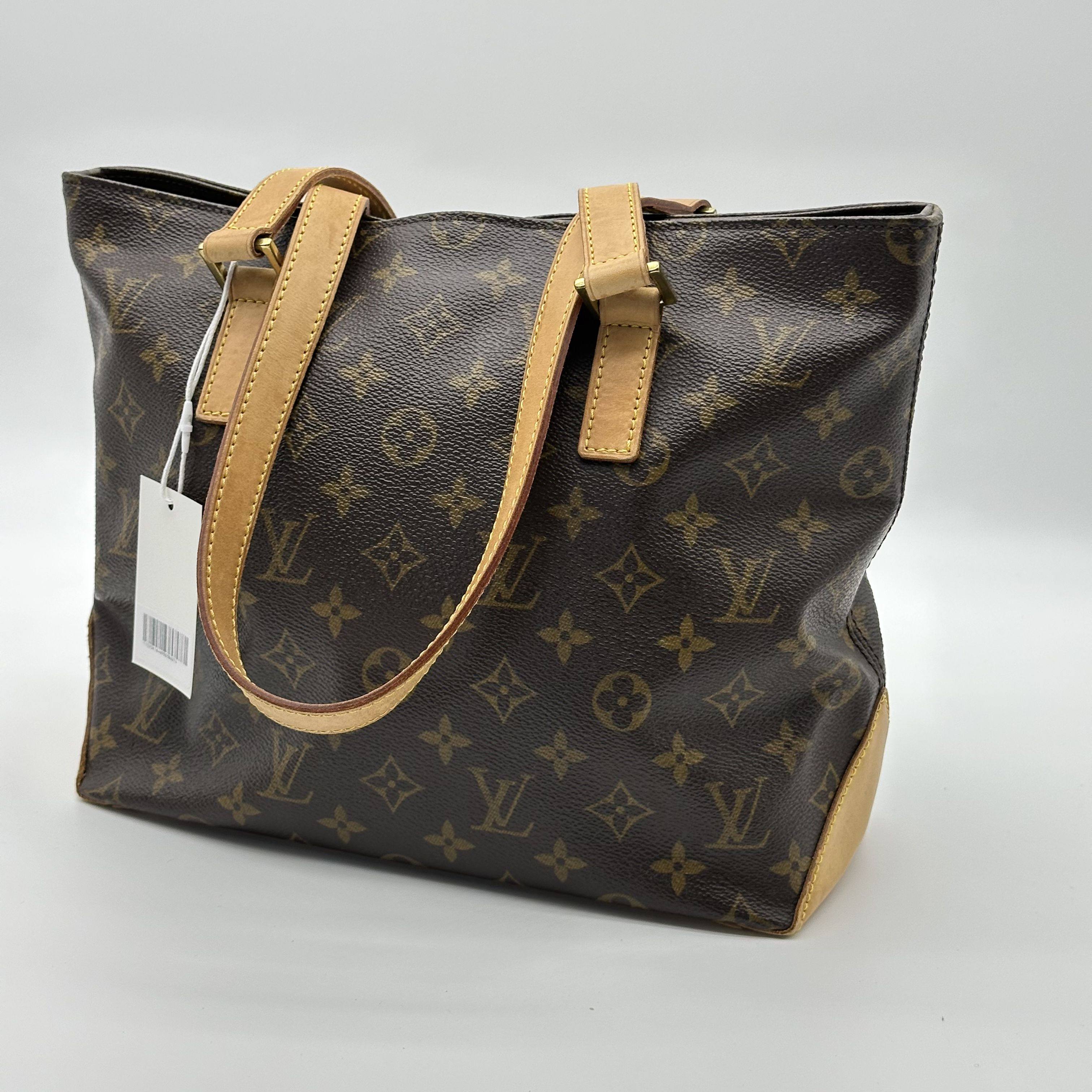 Louis Vuitton Cabas Piano Monogram Tote Bag Shoulder Handbag Vintage M51148
