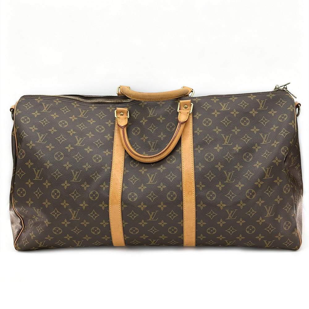 Louis Vuitton Monogram Canvasm Keepall Bandrière 60 M41412 Boston Tasche