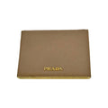 Prada Saffiano leather small bi-fold wallet