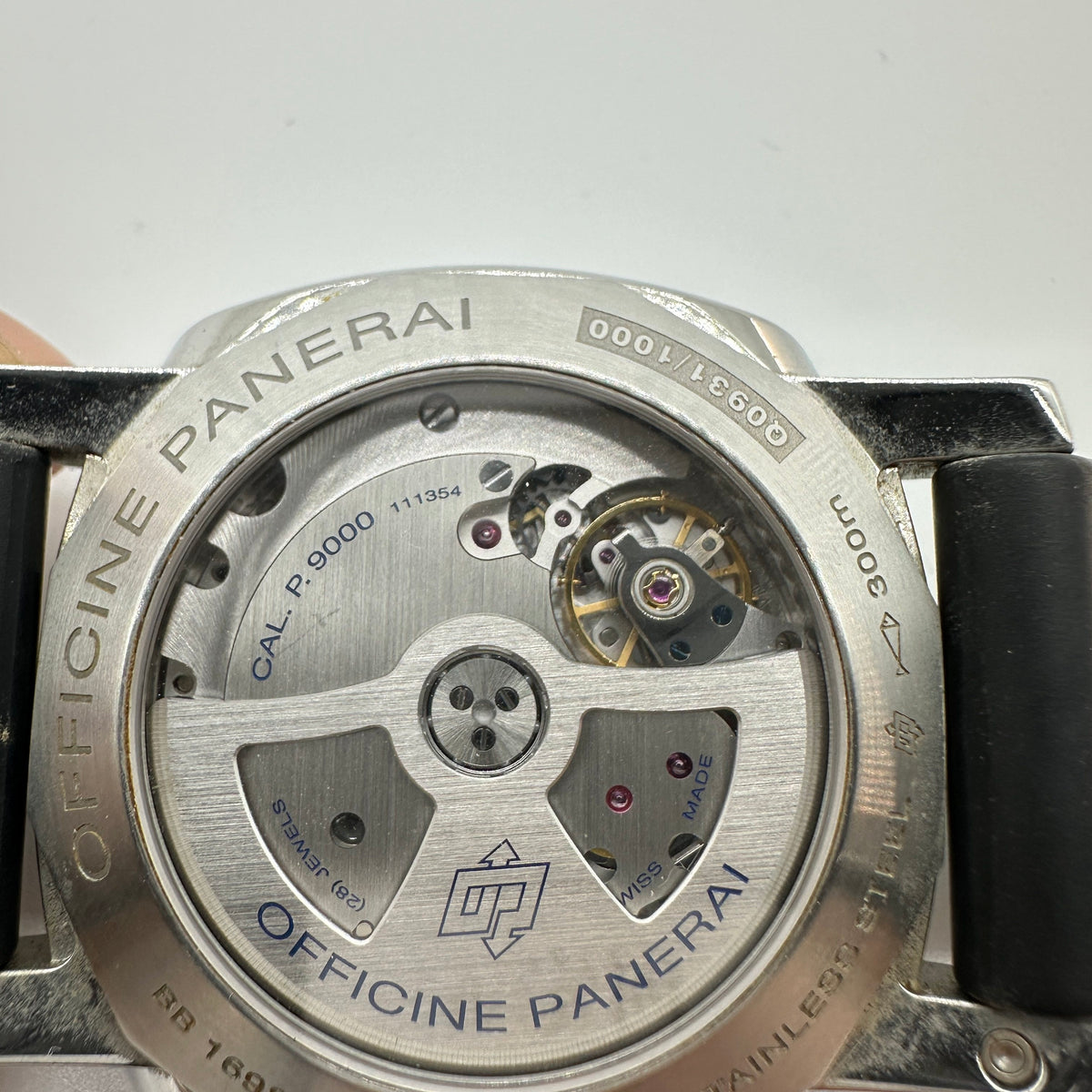 Panerai Luminor GMT Stainless Steel Black Rubber Watch