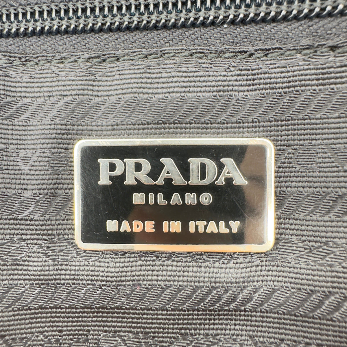 Prada Tessuto Nylon Vela Medium Black Backpack